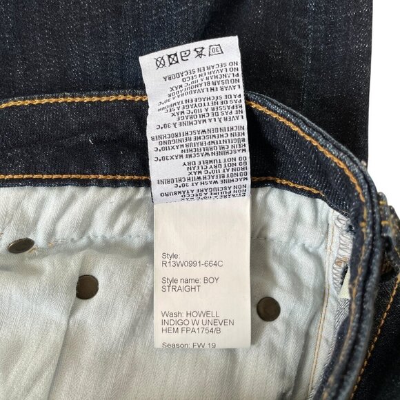 R13 Boy Straight Howell Jeans - Picture 8 of 10